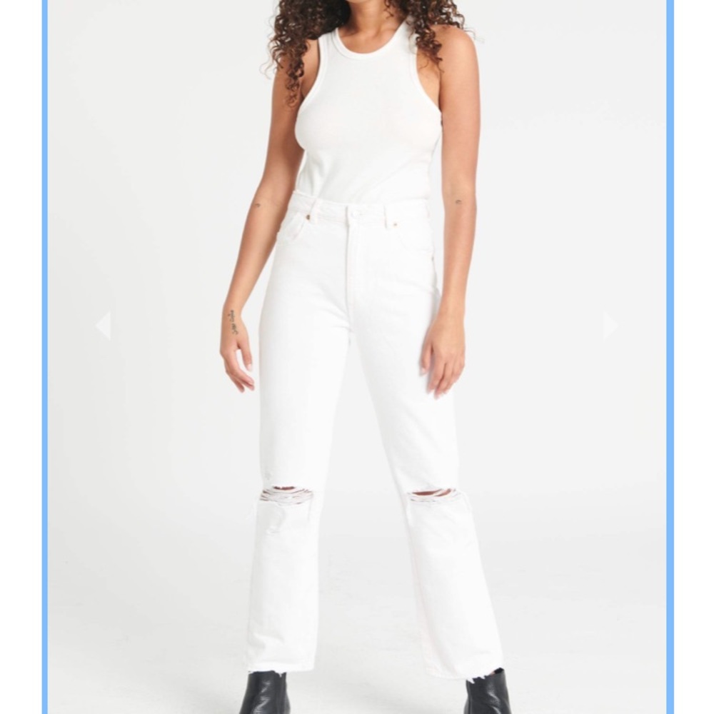 Layla White Rolla’s Jeans